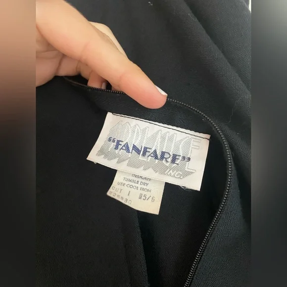 Rare Vintage Linen Square Neck Slip Dress - Picture 6 of 7